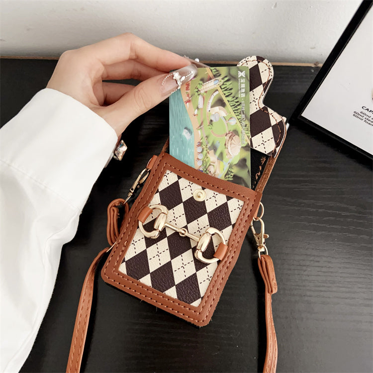 Leren Crossbody Hoesjes Kaï - Geschikt voor Galaxy Z Fold