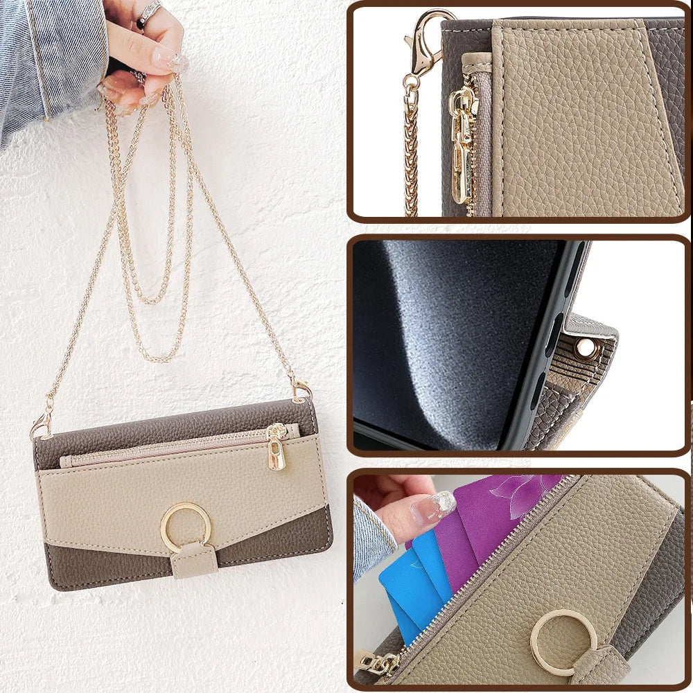 Crossbody Hoesje Malia – Portemonnee met Spiegel